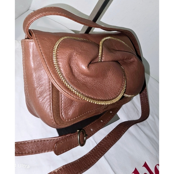 See By Chloe Brown Leather Ribbon Crossbody Bag - Picture 6 of 9